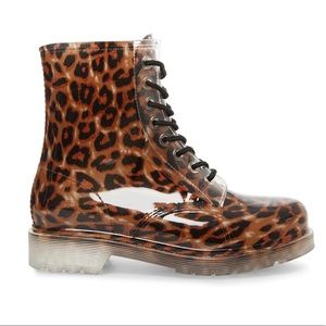 Steve Madden Madden Girl leopard boots
